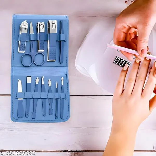 Blue_Manicure_Pedicure_Kit_Stainless_Steel_For_Unisex