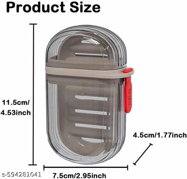 Grey_Soap_Container_Pvc_For_Unisex