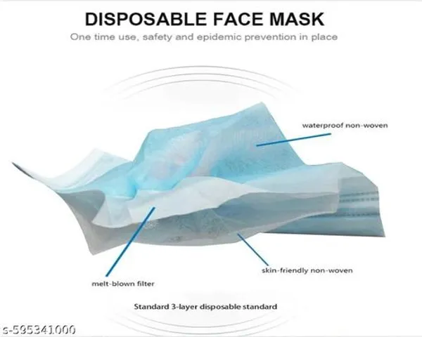 Sky_Blue_Mask_Non-Woven_Fabric_For_Unisex