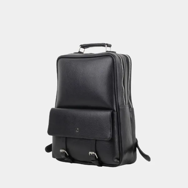 Absolute_Global_Meyvin_Baron_Student_Backpack_For_Laptop_,_Tabletand_Accessories_-_Classic_Black_,_12_X_5_X16_,_Durable_Pvc_,_Multiple_Pockets_,_Penand_Card_Slots