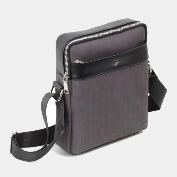 Noble_Messenger_Bag_For_Menand_Women_,_Stylish_Pu_Crossbody_Shoulder_Bag_For_Students_,_Compactand_Lightweight_Sling_Bag_With_Multi-Pocket_Organization_,_Grey