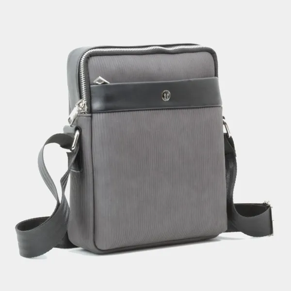 Noble_Messenger_Bag_For_Menand_Women_,_Stylish_Pu_Crossbody_Shoulder_Bag_For_Students_,_Compactand_Lightweight_Sling_Bag_With_Multi-Pocket_Organization_,_Grey