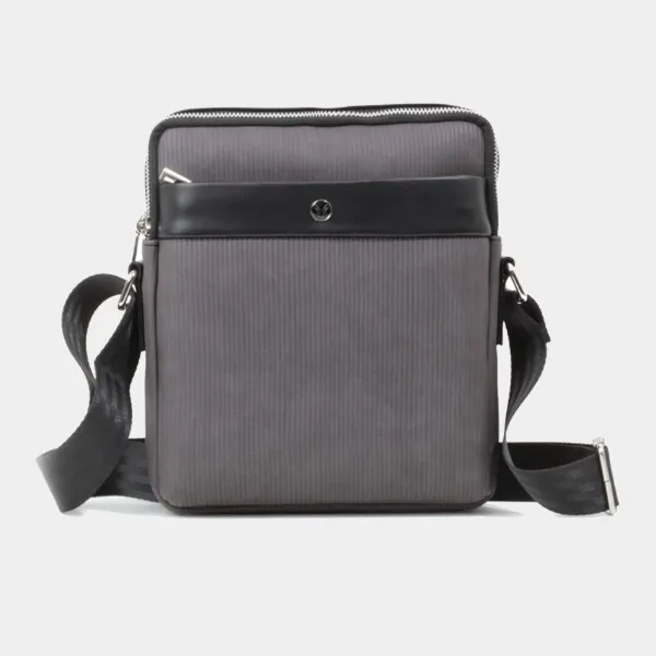 Noble_Messenger_Bag_For_Menand_Women_,_Stylish_Pu_Crossbody_Shoulder_Bag_For_Students_,_Compactand_Lightweight_Sling_Bag_With_Multi-Pocket_Organization_,_Grey