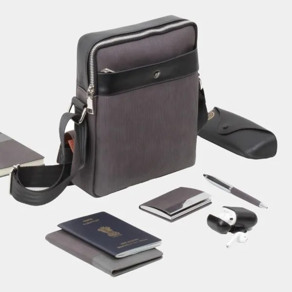Noble_Messenger_Bag_For_Menand_Women_,_Stylish_Pu_Crossbody_Shoulder_Bag_For_Students_,_Compactand_Lightweight_Sling_Bag_With_Multi-Pocket_Organization_,_Grey