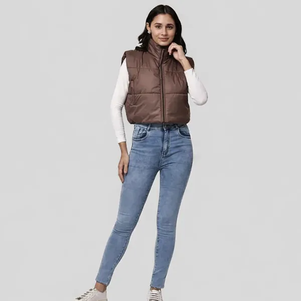 Brown_Jacket_Nylon_For_Women