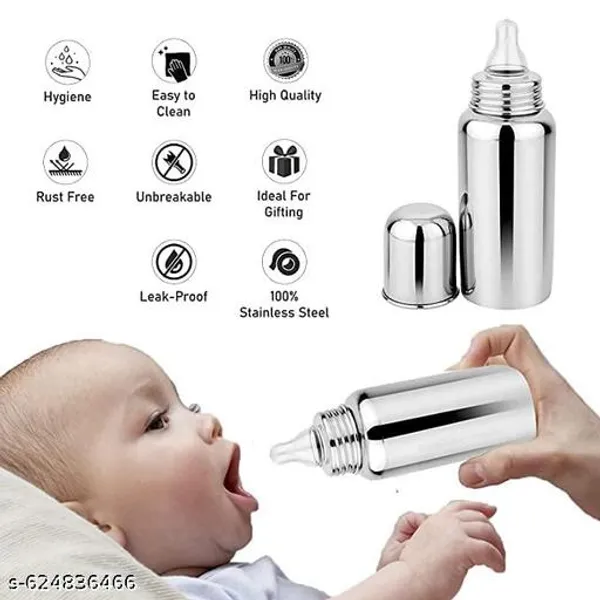 Silver_Feeding_Bottle_Stainless_Steel_For_Baby
