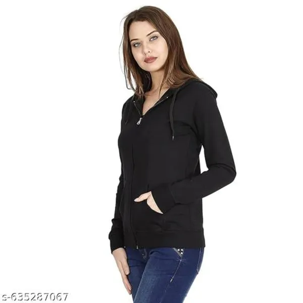 Black_Sweatshirt_Sweatshirt_Fabric_For_Women