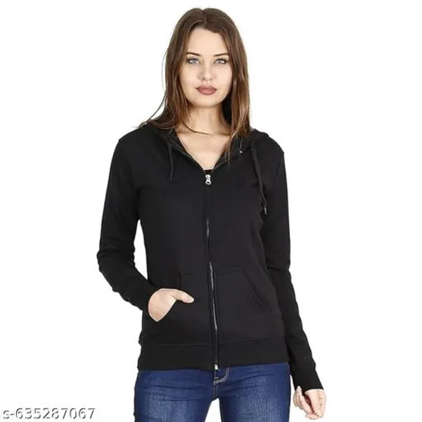 Black_Sweatshirt_Sweatshirt_Fabric_For_Women