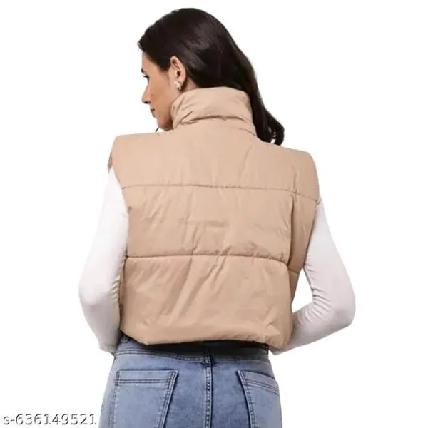 Beige_Jacket_Nylon_For_Women