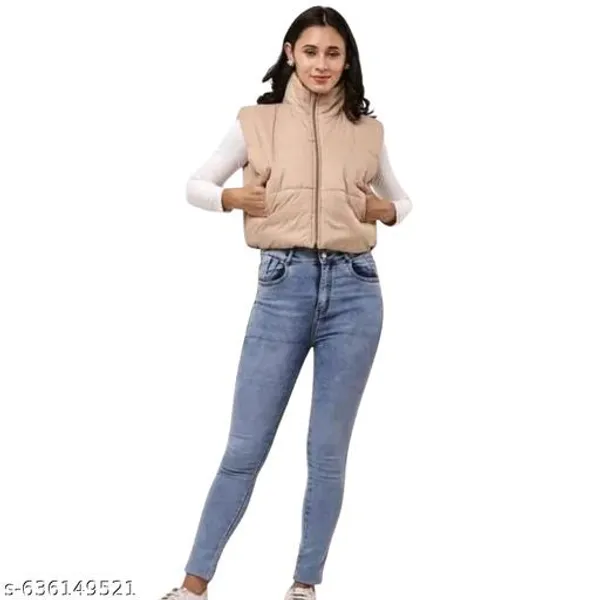 Beige_Jacket_Nylon_For_Women