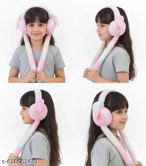 Pink_And_White_Earmuff_Faux_Fur_For_Unisex