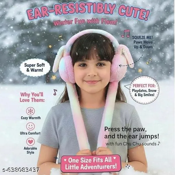 Pink_And_White_Earmuff_Faux_Fur_For_Unisex