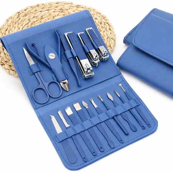Blue_Manicure_Pedicure_Kit_Stainless_Steel_For_Unisex