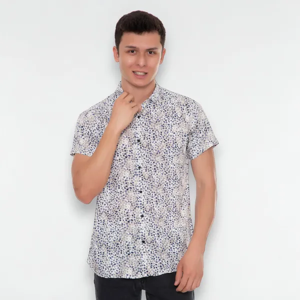 Grey_Rayon_Animal_Slim_Fit_Shirt_For_Men
