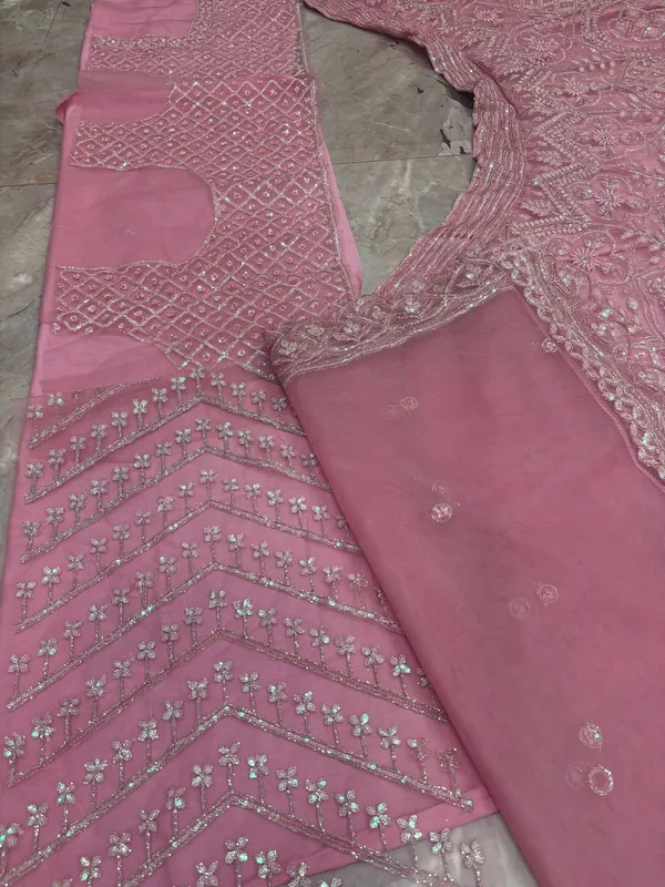 Pink_Embellished_Lehenga_Choli_Set_With_Heavy_Sequin_And_Bead_Work