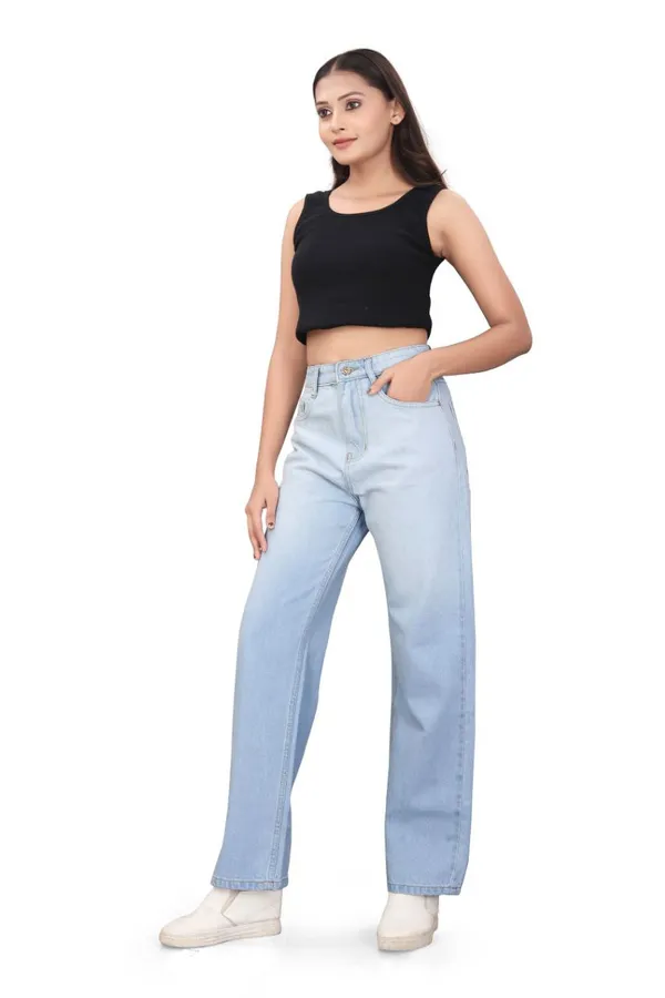 Women'S_High-Waisted_Light_Blue_Wide-Leg_Jeans