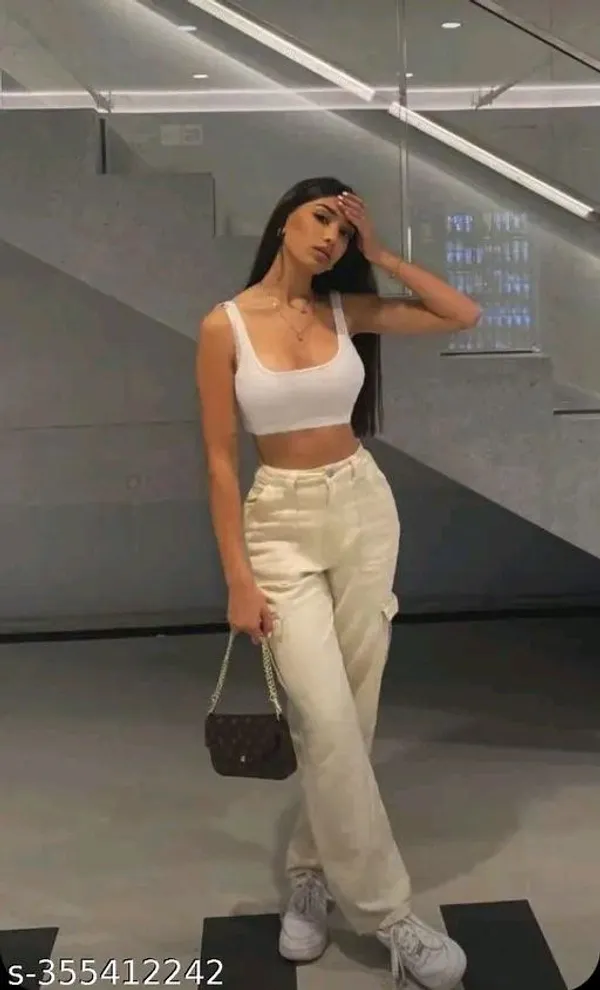 Women'S_High-Waist_Cargo_Pants_With_Multiple_Pockets_-_Beige