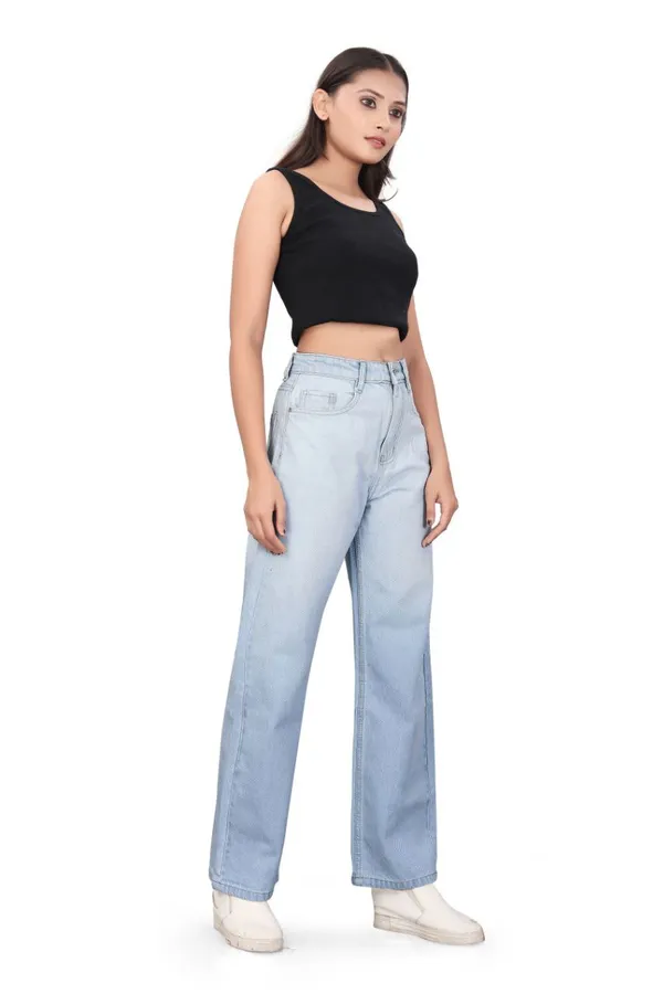 Women'S_High-Waisted_Light_Blue_Wide-Leg_Jeans