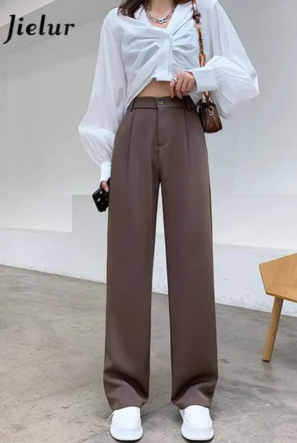 Women'S_High-Waisted_Wide-Leg_Trousers_In_Brown