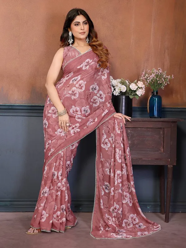 Pink_Floral_Embroidered_Organza_Saree_With_Sequin_Border