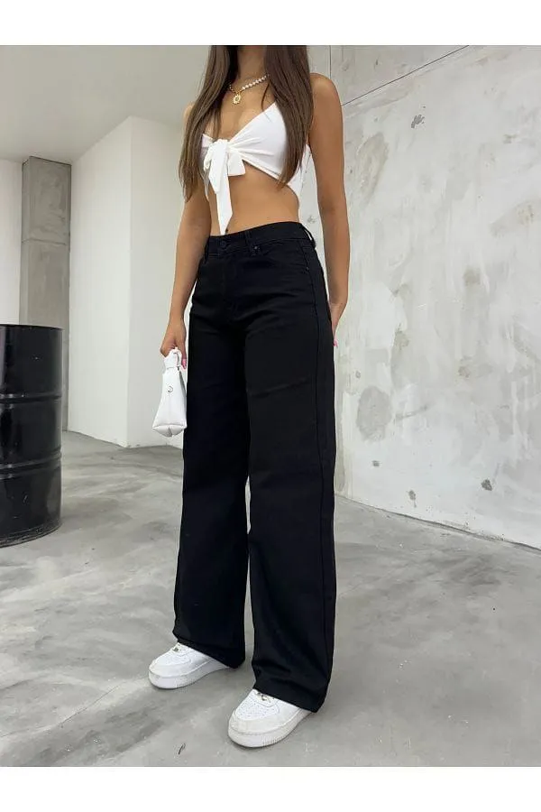 Black_High-Waisted_Wide-Leg_Trousers_With_White_Tie-Front_Crop_Top