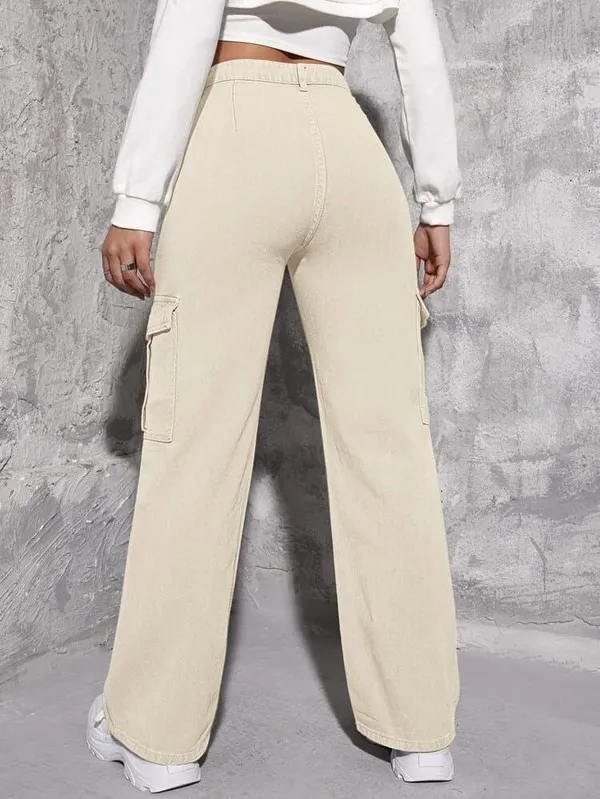 Women'S_High-Waist_Cargo_Pants_With_Multiple_Pockets_-_Beige