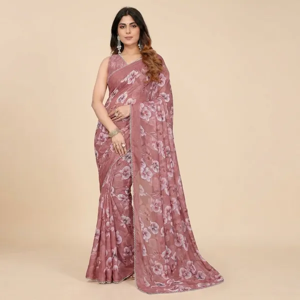 Pink_Floral_Embroidered_Organza_Saree_With_Sequin_Border