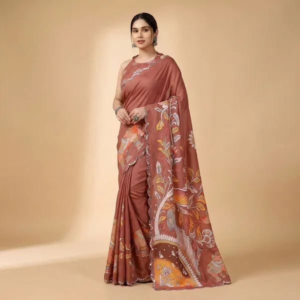 Elegant_Floral_Embroidered_Saree_With_Blouse