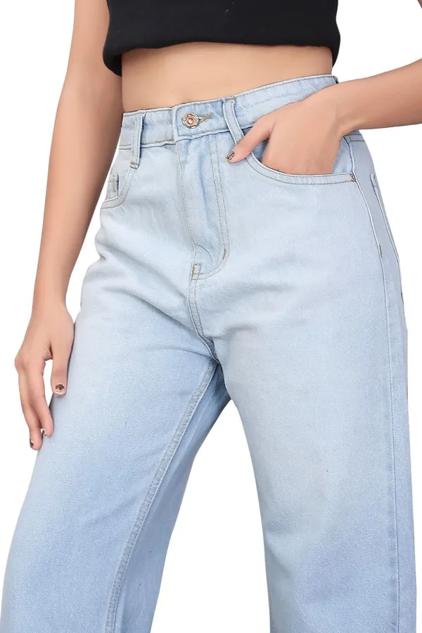 Women'S_High-Waisted_Light_Blue_Wide-Leg_Jeans