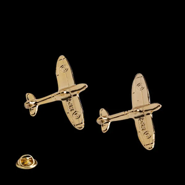 Cartoon_Aircraft_Collar_Pin_Brooch