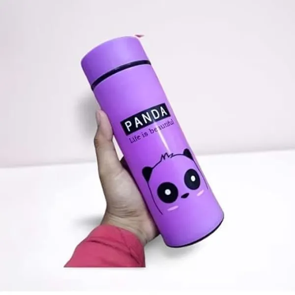 Multicolor_Glass__And__Silicone_Glass_Water_Bottle_With_Multiple_Cartoon_For_Kids_Pack_of_2