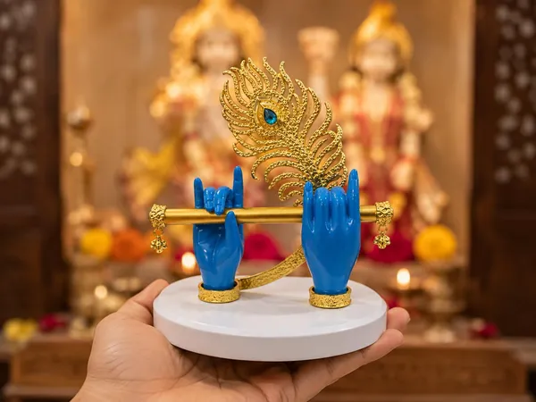 Krishna_Flute_Idol_With_Peacock_Feather