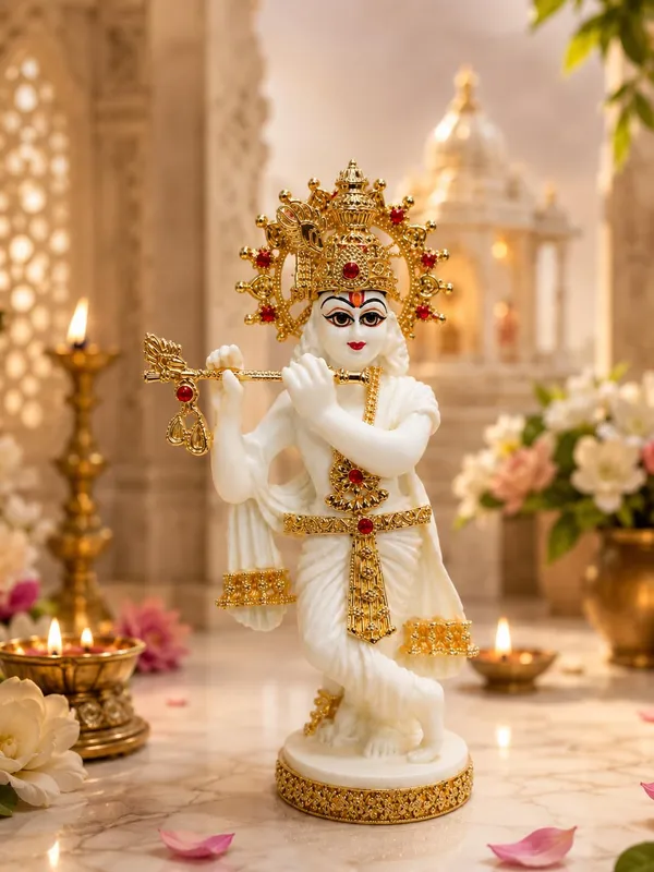 Resin_Standing_Krishna_Idol_With_Flute