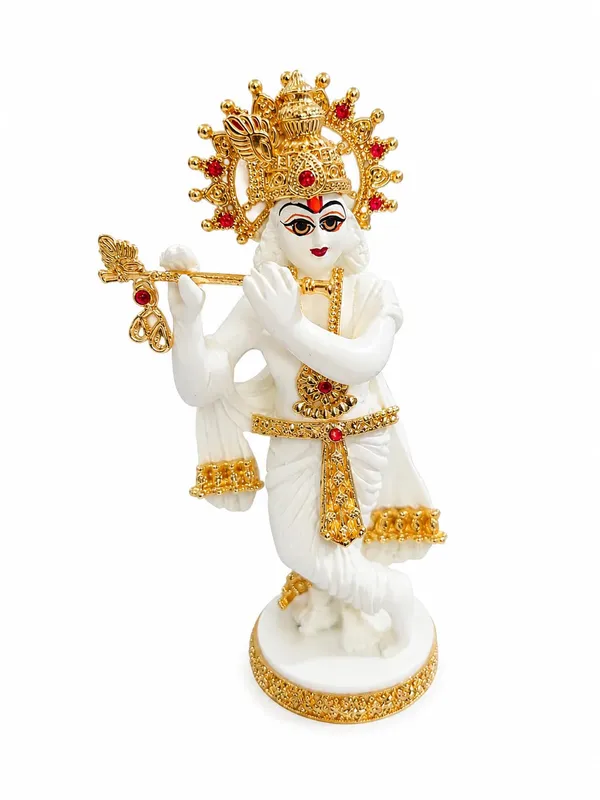 Resin_Standing_Krishna_Idol_With_Flute