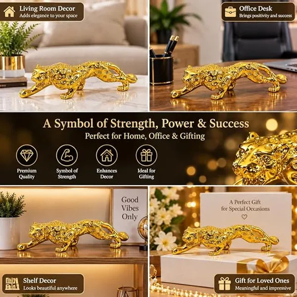 Golden_Jaguar_Animal_Statue_–_Luxury_Home_Decorative_Showpiece