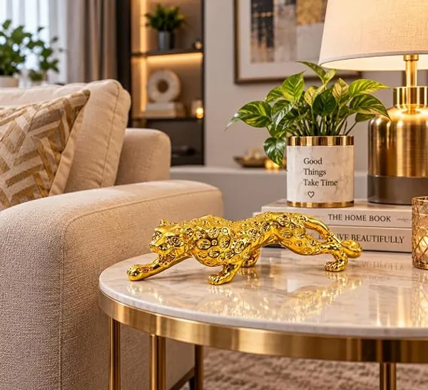 Golden_Jaguar_Animal_Statue_–_Luxury_Home_Decorative_Showpiece