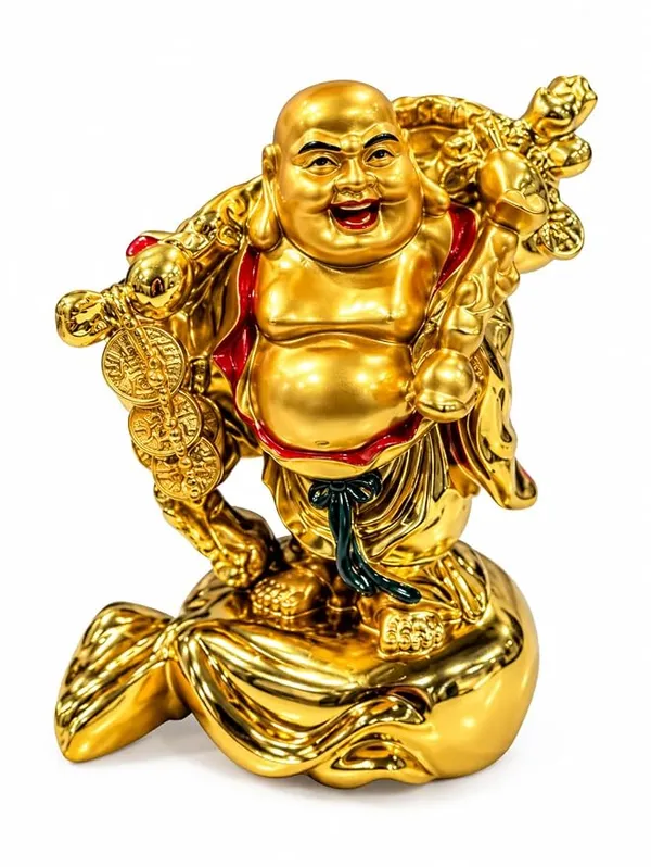 Laughing_Buddha_Statue_Figurine,_Gold_Feng_Shui_Decor