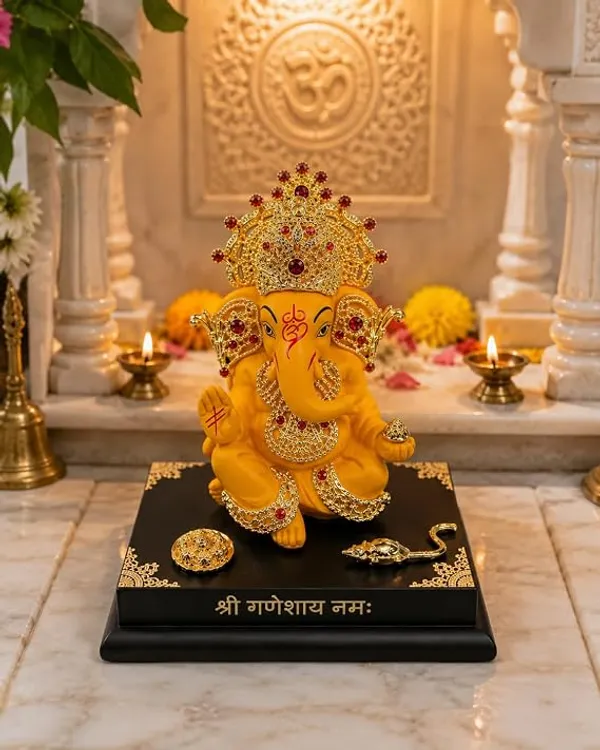 Lord_Ganesha_Idol_Statue_with_Gold_Crown_and_Red_Crystals