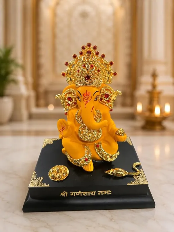 Lord_Ganesha_Idol_Statue_with_Gold_Crown_and_Red_Crystals
