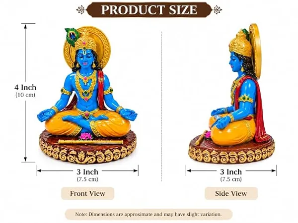 Lord_Krishna_Meditating_Statue,_Multicolour_Resin_Figurine