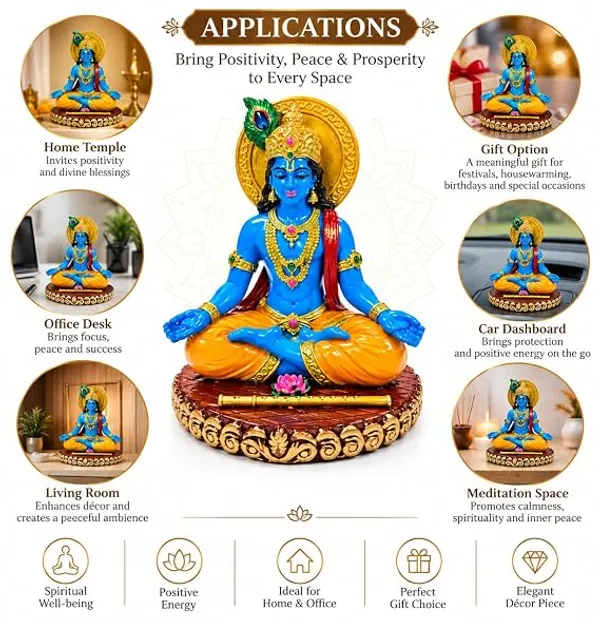Lord_Krishna_Meditating_Statue,_Multicolour_Resin_Figurine