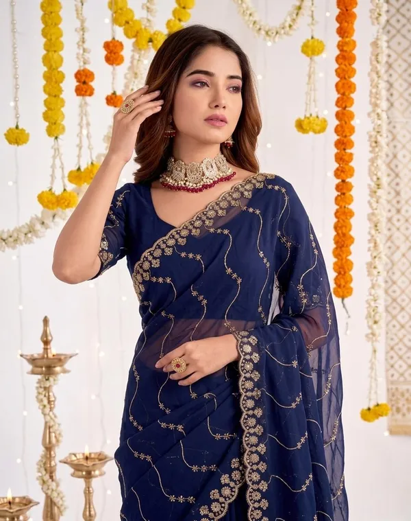 Blue_Star_Georgette_Embroidered_Leriya_Saree_For_Women