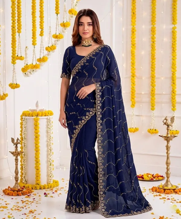 Blue_Star_Georgette_Embroidered_Leriya_Saree_For_Women