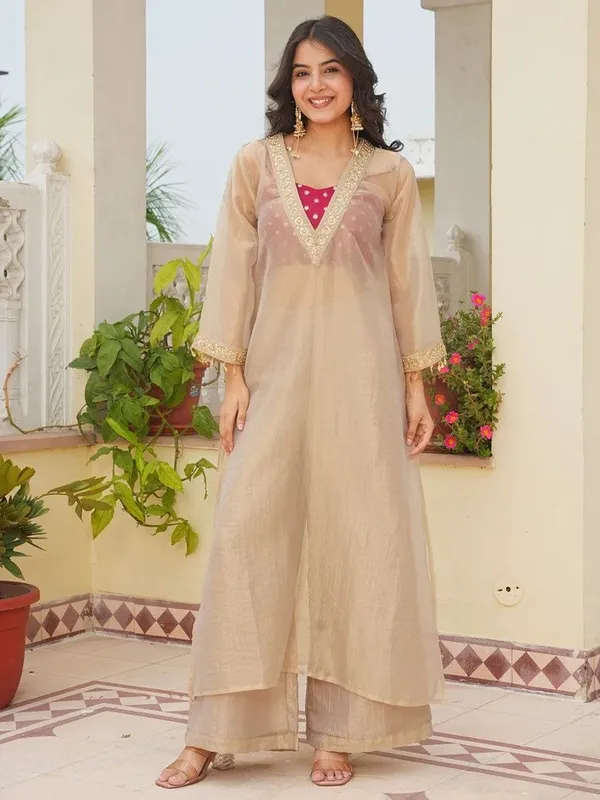 Golden_Tissue_Straight_Kurta_Set_For_Women