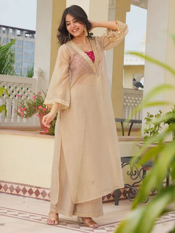 Golden_Tissue_Straight_Kurta_Set_For_Women