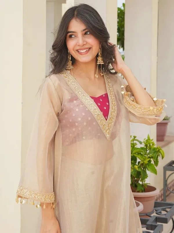 Golden_Tissue_Straight_Kurta_Set_For_Women