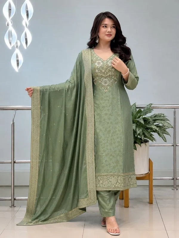 Sage_Green_Glass_Tissue_Handwork_Embroidered_Suit_Set_For_Women