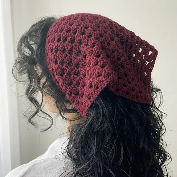 Cute_Pink_Bow_Keychain_Soft_Knitted_Bag_Charm_with_Metal_Ring_and_Bead_And_Crochet_Slouchy_Beanie_Hat_Maroon_Pack_Of_2