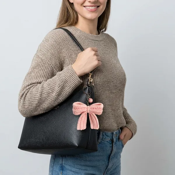 Cute_Pink_Bow_Keychain_-_Soft_Knitted_Bag_Charm_with_Metal_Ring_and_Bead