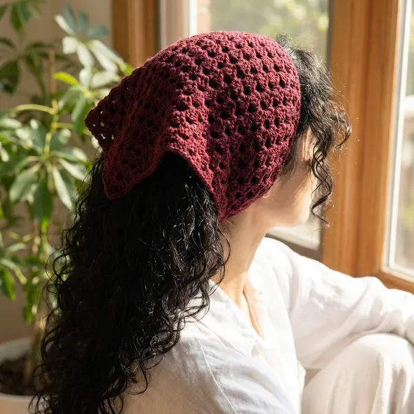 Crochet_Slouchy_Beanie_Hat_-_Maroon
